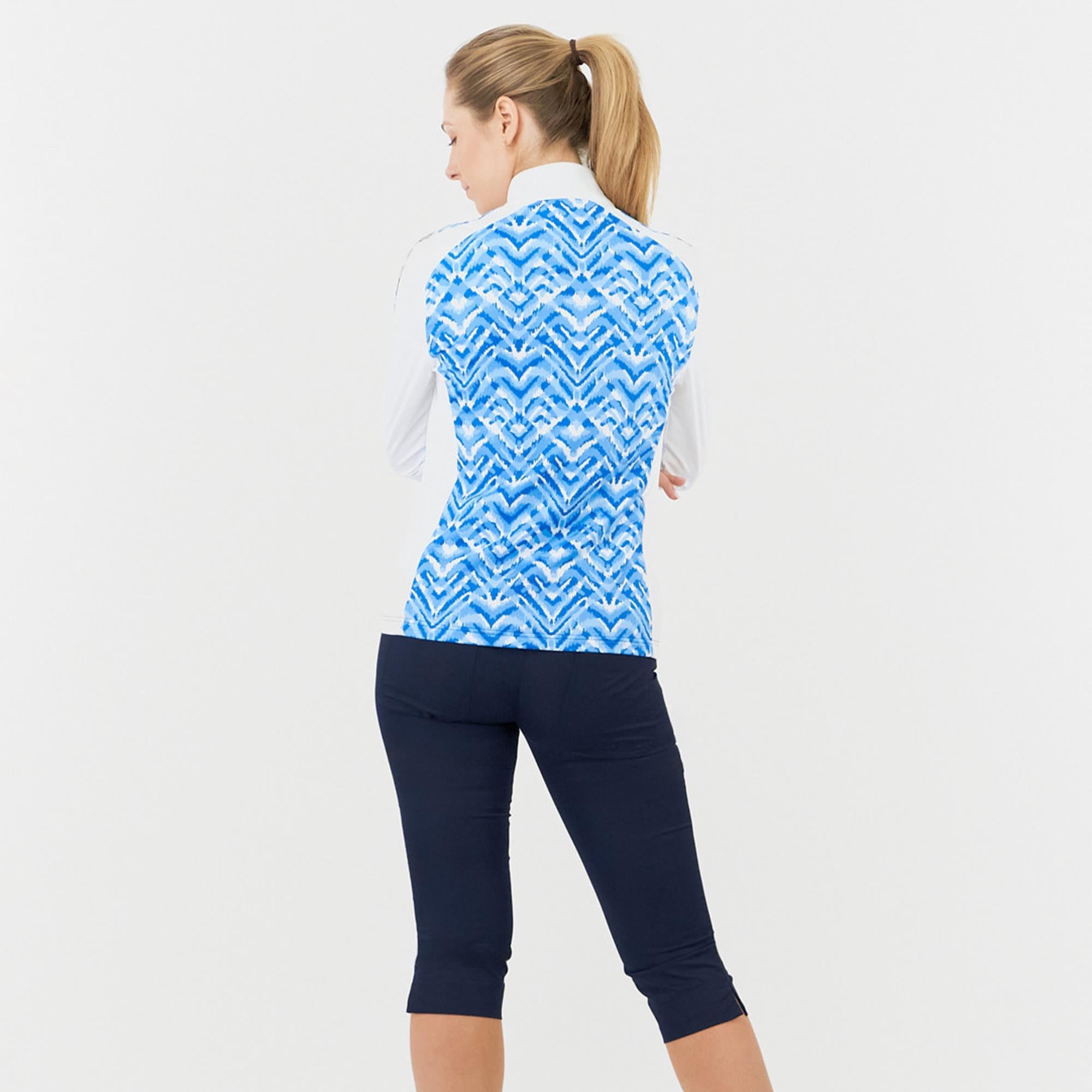 Pure Golf Gia Summer Weight Ladies Golf Jacket Santorini Skies